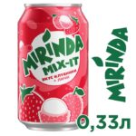 Mirinda Mix It with strawberry and lychee flavor 0.33 L